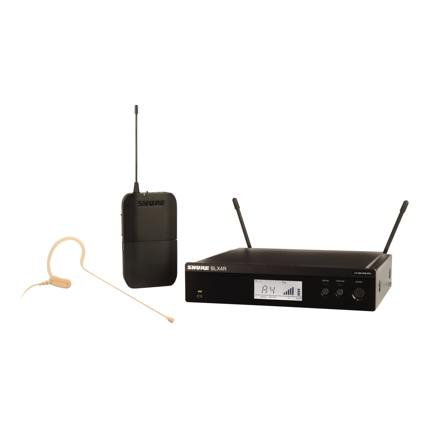 Shure BLX14RE/MX53-M17 - System bezprzewodowy z mikrofonem MX153 (662-686 MHz) Shure BLX14RE/MX53-M17 - System bezprzewodowy z mikrofonem MX153 (662-686 MHz)