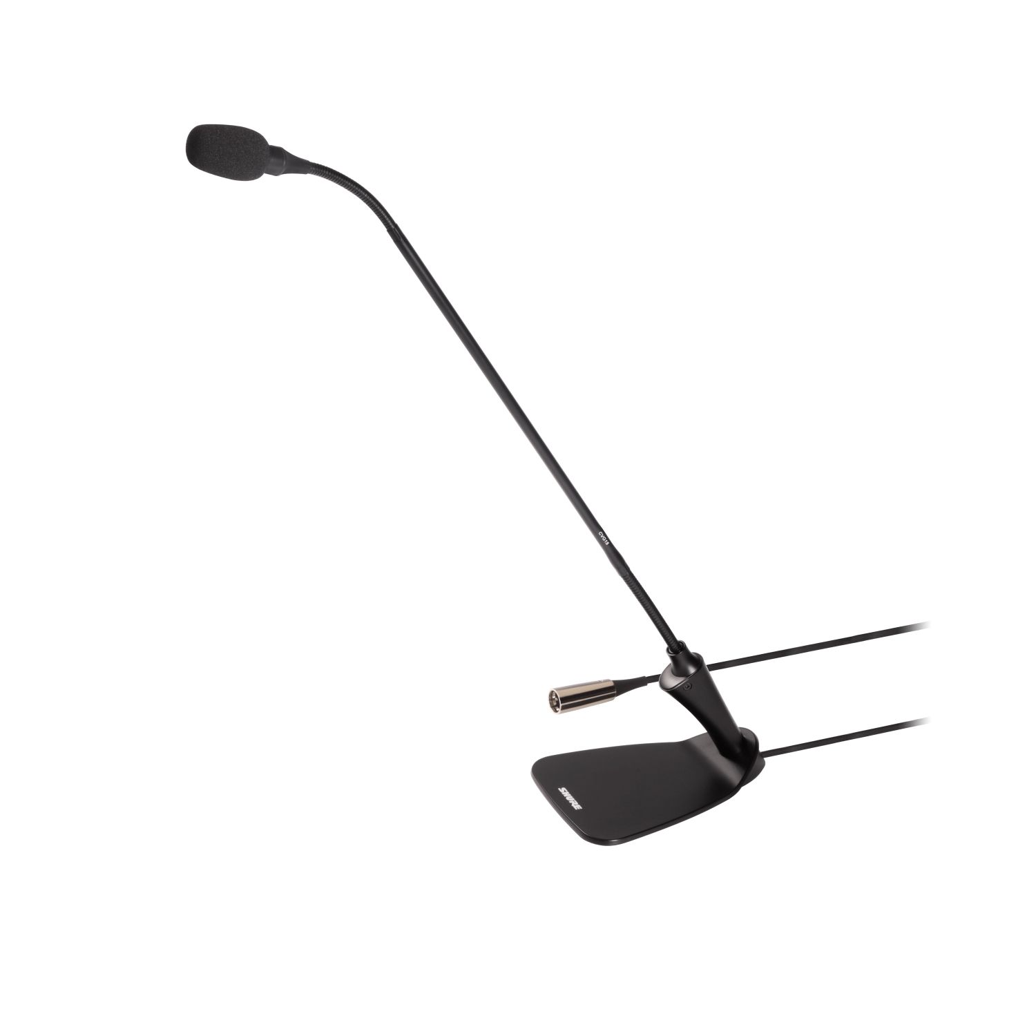 Shure CVG18DS-B/C - Mikrofon, gęsia szyjka 45cm, zintegrowana podstawa, przycisk z LED, czarny Shure CVG18DS-B/C - Mikrofon, gęsia szyjka 45cm, zintegrowana podstawa, przycisk z LED, czarny