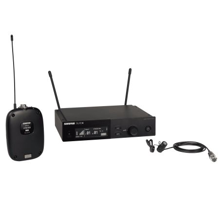 Shure SLXD14E/85-J53 - Cyfrowy system bezprzewodowy z nadajnikiem bodypack i mikrofonem WL185 (562-606 ...