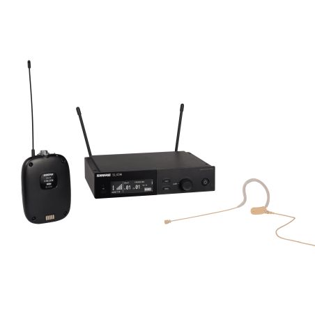 Shure SLXD14E/153T-J53 - Cyfrowy system bezprzewodowy z nadajnikiem bodypack i mikrofonem MX153T (cieli...