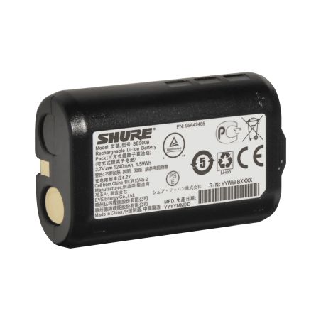 Shure SB900B - akumulatorek Li-Ion do systemów PSM900, PSM1000, ULX-D, PSM 300 Premium, QLX, AD