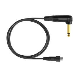 Shure WA 307 - kabel gitarowy kątowy, zatrzaskowe złącze TA4F - kątowy JACK 6,3mm do GLXD1, GLXD1+, QLX...