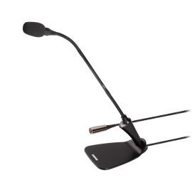 Shure CVG12D-B/C - Mikrofon, gęsia szyjka 30cm, zintegrowana podstawa, czarny