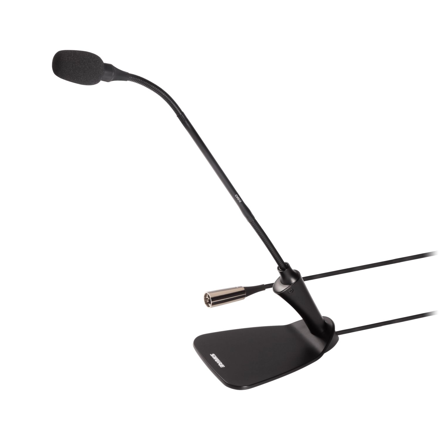 Shure CVG12D-B/C - Mikrofon, gęsia szyjka 30cm, zintegrowana podstawa, czarny Shure CVG12D-B/C - Mikrofon, gęsia szyjka 30cm, zintegrowana podstawa, czarny
