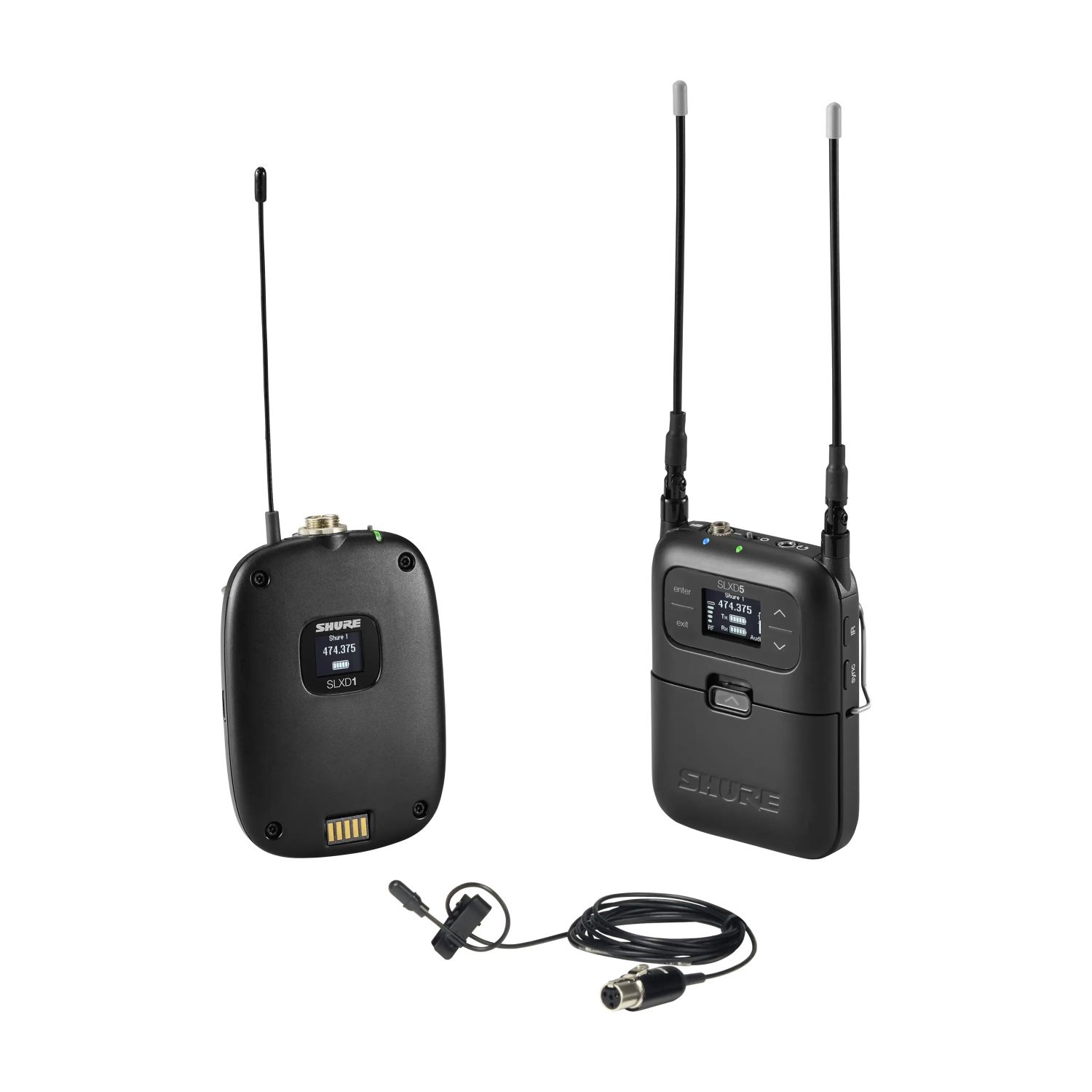 Shure SLXD15/DL4B-G59 - Cyfrowy nakamerowy system bezprzewodowy z nadajnikiem bodypack i mikrofonem DL4B Shure SLXD15/DL4B-G59 - Cyfrowy nakamerowy system bezprzewodowy z nadajnikiem bodypack i mikrofonem DL4B