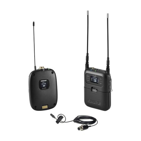 Shure SLXD15/DL4B-G59 - Cyfrowy nakamerowy system bezprzewodowy z nadajnikiem bodypack i mikrofonem DL4B