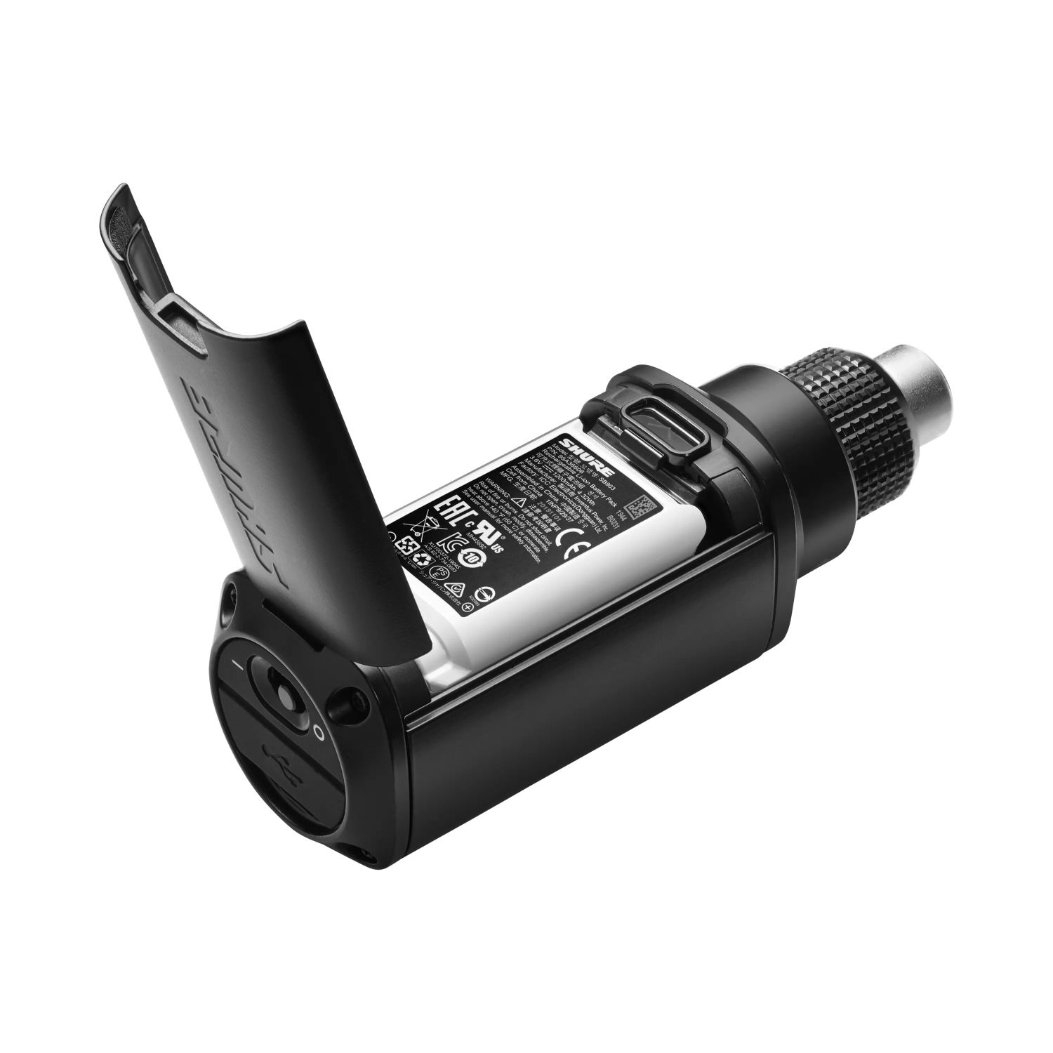 Shure SLXD3-G59 - Nadajnik typu Plug-On do cyfrowego nakamerowego systemu bezprzewodowego (470-514 MHz) Shure SLXD3-G59 - Nadajnik typu Plug-On do cyfrowego nakamerowego systemu bezprzewodowego (470-514 MHz)
