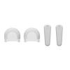 Shure AMV-LAV-WS/W-KIT - Dwie osłony przeciwwiatrowe, dwie osłony na klips, białe