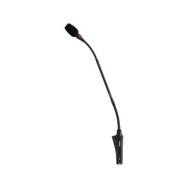 Shure CVG12RS-B/C - Mikrofon, gęsia szyjka 30cm, przycisk z LED, pierścień świetlny, czarny