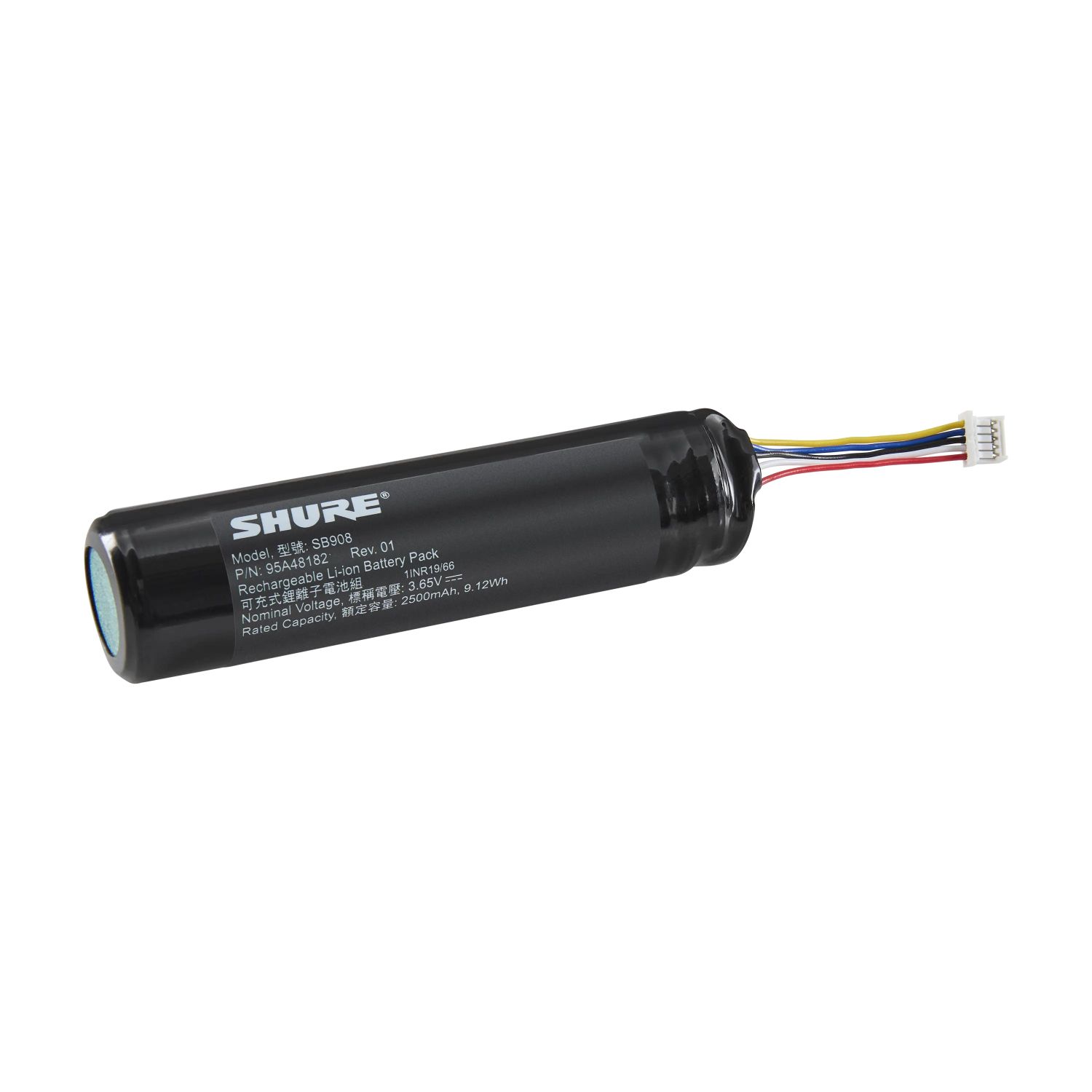 Shure SB908 - Battery - MXW2X Handheld Shure SB908 - Battery - MXW2X Handheld