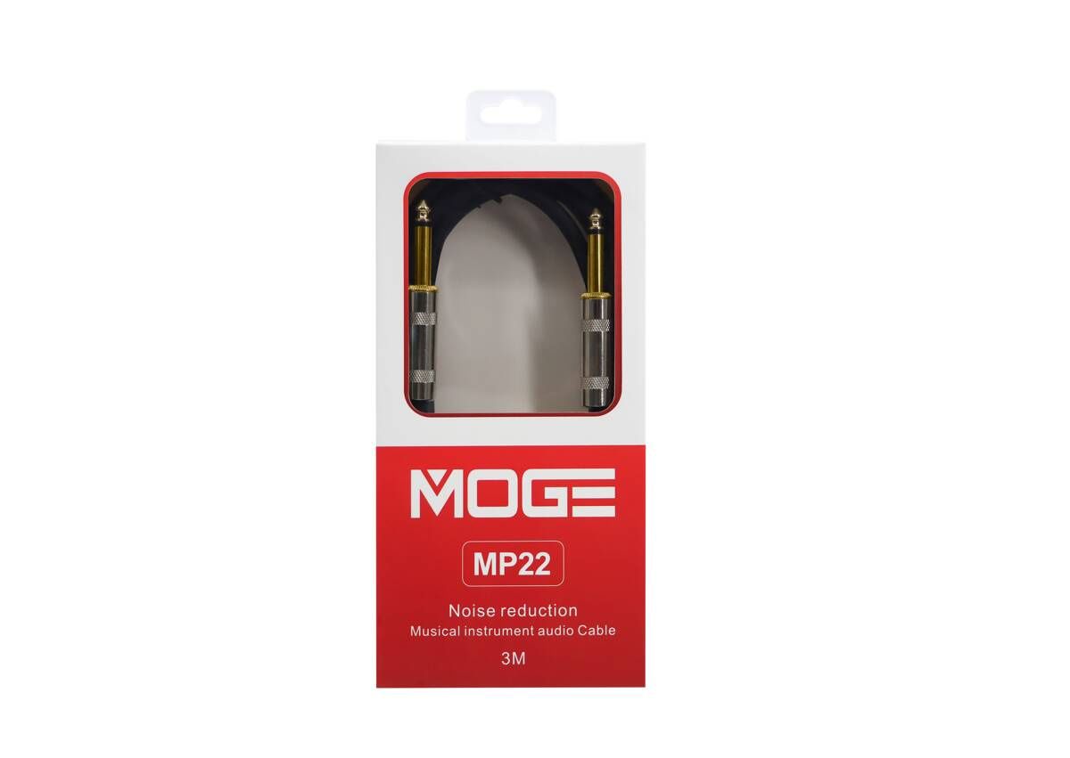Moge MP22-3 Black - kabel instrumentalny (3m)