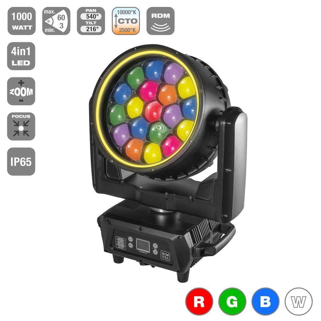 Flash ART WASH FX 1000 IP- Głowa ruchoma (F7100754)