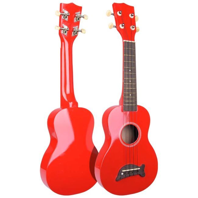 NN UD01 RD ukulele dla dzieci czerwone delfinek NN UD01 RD ukulele dla dzieci czerwone delfinek