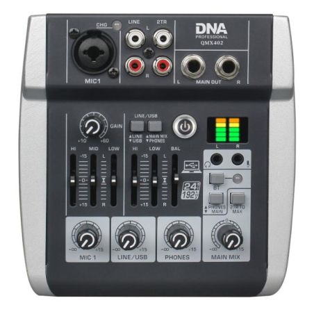 DNA QMX402 analogowy mikser dźwięku 3 kanały Bluet