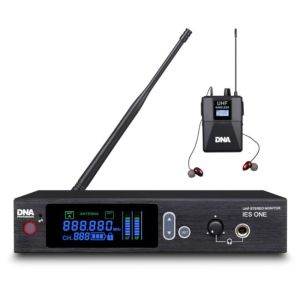  DNA IES ONE profesjonalny douszny odsłuch bezprzewodowy stereo system monitorowania dźwięku UHF 550-580 MHz 