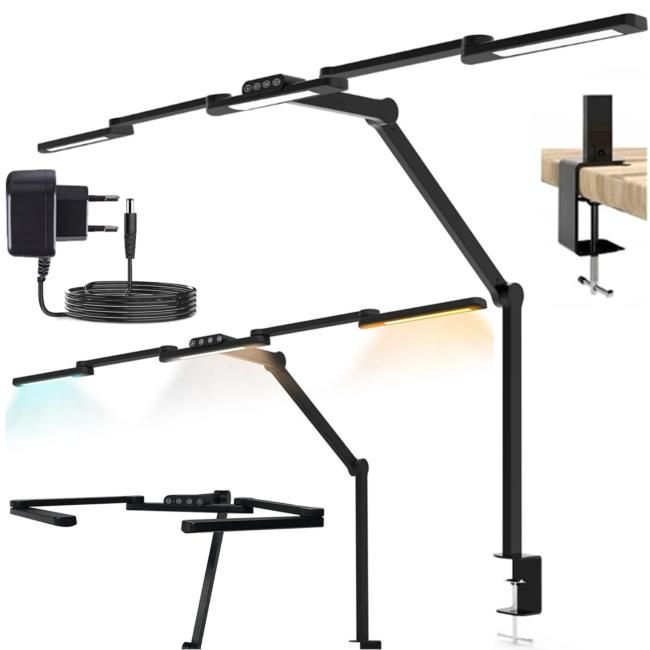  DNA DL PRO lampa biurkowa kreślarska LED bezcieniowa regulacja jasności temperatury barwowej 84x0,5W LED SMD 2835 IP20 