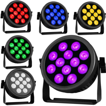 LIGHT4ME CREE ALU HEXA PAR 12 reflektor par oświet