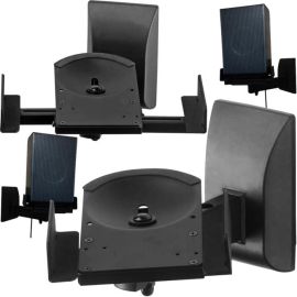  DNA WS2 głośnikowy statyw ścienny zestaw 2 szt. czarny stabilny solidny zaciskowy do 25 kg 