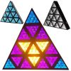  LIGHT4ME TRIANGIS efekt świetlny LED 64x2W RGBA oświetlenie klubowe dyskotekowe DJ na imprezę 