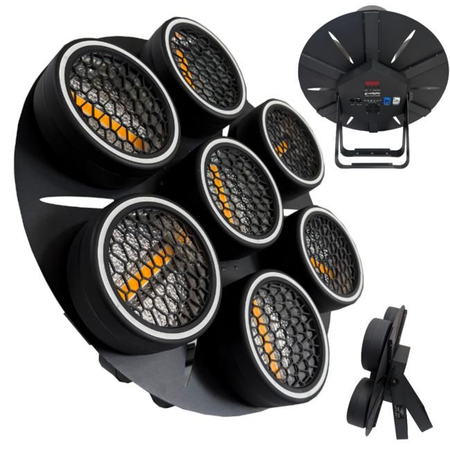EVOLIGHTS LUMEN 7 RING 7x30W WW + 224x0,5W/31x0,2W EVOLIGHTS LUMEN 7 RING 7x30W WW + 224x0,5W/31x0,2W