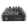  DNA QMX502 analogowy mikser dźwięku 5 kanałów Bluetooth USB MP3 Phantom +48V akumulator 2500 mAh 