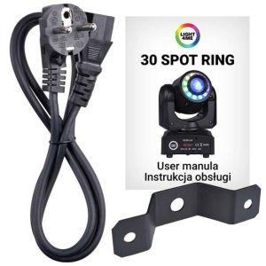 LIGHT4ME 30 SPOT RING przenośna mała głowica ruchoma LED