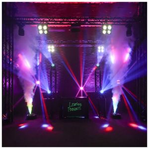 LIGHT4ME JET 1500 LED wytwornica dymu pionowego na pilota