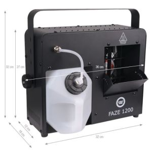 LIGHT4ME FAZE 1200 - wytwornica dymu mgły hazer pilot timer