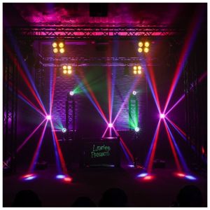 LIGHT4ME SPIDER HEAD 6x10 efekt disco głowica ruch