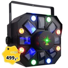 LIGHT4ME OCTALED efekt świetlny disco RGBWA flower