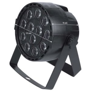 LIGHT4ME P12 LED PAR RGBW mały lekki reflektor oświetlenie sceniczne dekoracja światłem + pilot