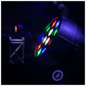 LIGHT4ME P12 LED PAR RGBW mały lekki reflektor oświetlenie sceniczne dekoracja światłem + pilot
