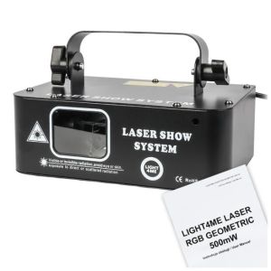 LIGHT4ME LASER RGB GEOMETRIC 500mW projektor laser