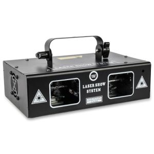 LIGHT4ME LASER RGB GEOMETRIC 350mW projektor laserowy rzutnik sceniczny skaner dyskotekowy