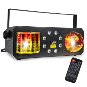LIGHT4ME PARTY IV V2 multiefekt LED derby kula dis