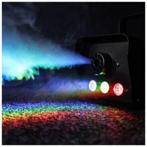 LIGHT4ME FM 500 LED wytwornica dymu dla DJ mała lekka wydajna pilot oświetlenie RGB