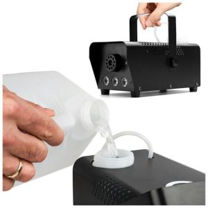 LIGHT4ME FM 500 LED wytwornica dymu dla DJ mała lekka wydajna pilot oświetlenie RGB