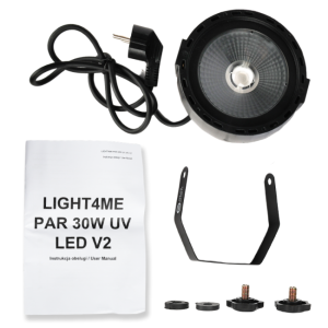 LIGHT4ME PAR 30W UV LED V2 reflektor ultrafioletow