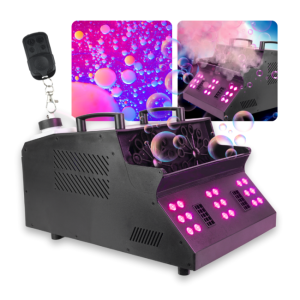  LIGHT4ME FOG DOUBLE BUBBLE profesjonalna wytwornica dymu i baniek efekt LED pilot 