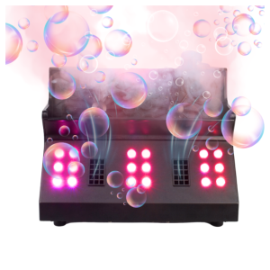  LIGHT4ME FOG DOUBLE BUBBLE profesjonalna wytwornica dymu i baniek efekt LED pilot 