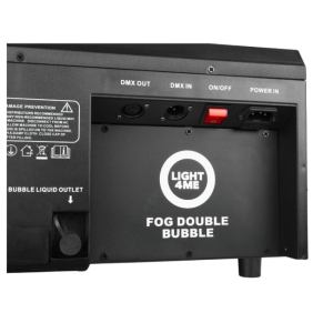  LIGHT4ME FOG DOUBLE BUBBLE profesjonalna wytwornica dymu i baniek efekt LED pilot 