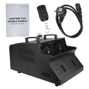  LIGHT4ME FOG DOUBLE BUBBLE profesjonalna wytwornica dymu i baniek efekt LED pilot 