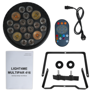 LIGHT4ME MULTIPAR 416 RGB-UV+WW/CW reflektor PAR