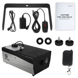 LIGHT4ME FOG 1200 V2 - wytwornica dymu mgły z pilotem bezprzewodowym