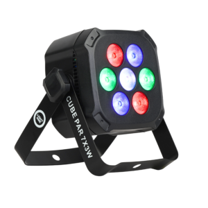  LIGHT4ME CUBE PAR 7X3W reflektor par oświetlenie sceniczne efekt świetlny LED RGB