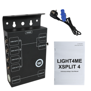 LIGHT4ME XSPLIT 4 rozdzielacz sygnału DMX splitter