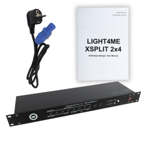 LIGHT4ME XSPLIT 2x4 rozdzielacz sygnału DMX splitt