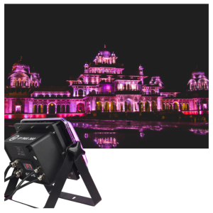  LIGHT4ME IP PAR 360 reflektor sceniczny efekt świetlny oświetlenie zewnętrzne IP68 60x1,5W LED RGB 