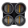  LIGHT4ME BLINDER LED 4 RING oświetlacz sceniczny oświetlenie estradowe efekt ring 4x30W WW LED COB + 252x0,2W RGB LED 