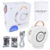 LIGHT4ME BF1 wytwornica baniek maszyna do baniek bezprzewodowa akumulatorowa obrotowa 90/360° biała USB-C 4000 mAh